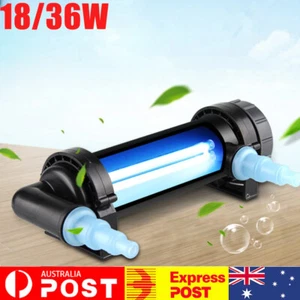 18W-36W For Aquarium Fish Pond Tank UV Sterilizer Filter Light Lamp Water Cleane - Picture 1 of 15