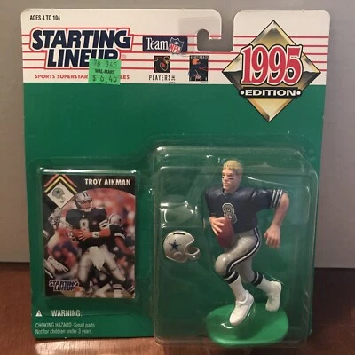 1995 Kenner Starting Linep SLU Troy Aikman Cowboys Free Shipping! - Image 1 of 4