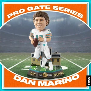 DAN MARINO Miami Dolphins Legend NFL Pro Gate Series Bobblehead #/321 NIB! - Picture 1 of 6