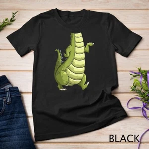 Cool Headless Crocodile Halloween Costume Funny Lazy Gift Unisex T-shirt - Picture 1 of 15