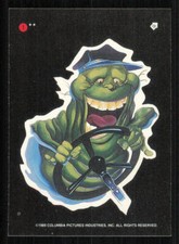 1989 Topps Ghostbusters II Stickers #1 Slimer Driving Bus
