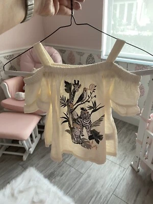 Old Navy Beige Cream Toddler Girl Top 3T - Image 1 of 4
