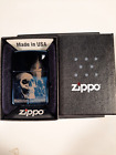 Zippo, Skull Flame Moon scary Zippo Lighter New Never Struck