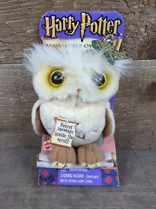 Vintage Mattel 2001 Harry Potter Messaging Owl Plush 88667 Mattel - Picture 1 of 4