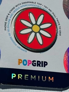 New! Popsockets Pop Grip Premium Metal Enameled "Daisy" Phone Grip Swappable - Picture 1 of 3