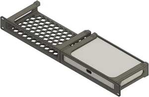 Ubiquiti UniFi UCG-Fiber – 19" Modular Rack Mount (3D Printed, White) - Photo 1/2