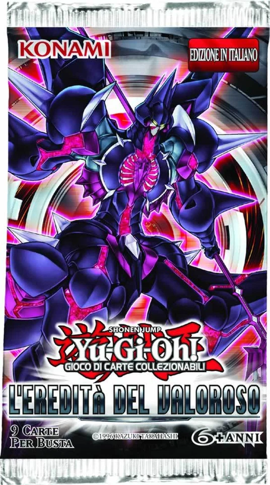 Busta: L'Eredità del Valoroso YU-GI-OH! Nuova, Italiano, Prima Edizione - Immagine 1 di 1