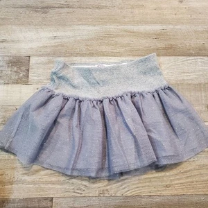 Justice girls size 8 sparkly gray skort - Picture 1 of 6