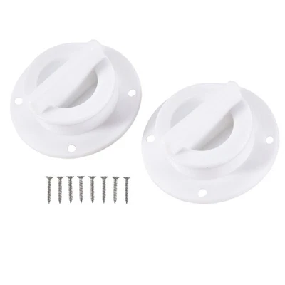 2x(Valvola Scupper universale nylon barca marina montaggio specchietto retrovisore Schr9884 - Immagine 1 di 4