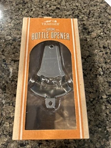 New! Traeger Bottle Opener Chrome Silver Signature Accessories Accessory Hook - Picture 1 of 4