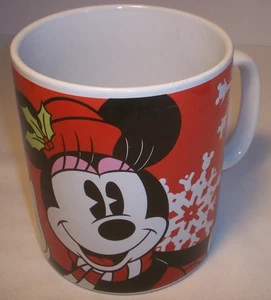 Disney Galerie MINNIE MOUSE Navidad Vacaciones Copo de Nieve: Taza de Gran Tamaño: EXCELENTE: SIN RESERVA - Imagen 1 de 4