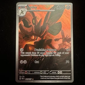 Pokémon TCG Obsidian Flammen Scizor Illustration Rare Holo 205/197 - Bild 1 von 5