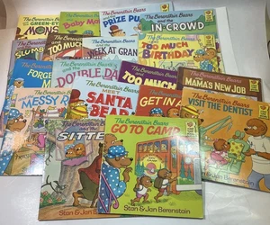 Berenstain Bears Book Lot of 18 First Time Books paperback Mostly 1980s Vintage - Picture 1 of 24