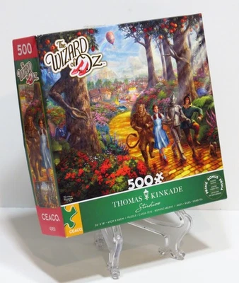 Wizard Of Oz Jigsaw Puzzle 500 Piece Thomas Kinkade 24" x 18" Ceaco Bonus Poster - Image 1 of 4