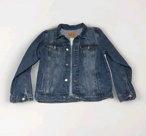 Youth Levi Strauss Denim Trucker Jacket Size Large - Picture 1 of 8