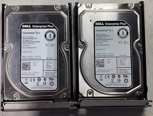 LOT OF 2 - Dell 3TB 06H6FG Constellation ES.2 ST33000650SS SAS Hard Drive - Picture 1 of 2
