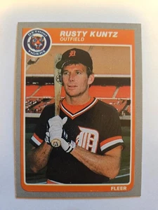 1985 Fleer Rusty Kuntz #14 NM - Bild 1 von 1
