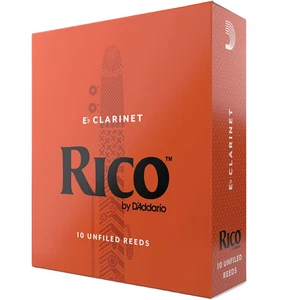 Clarinete Rico by D'Addario Eb cañas sin archivar 2.0 nuevo en caja y paquete de 10 sellado - Imagen 1 de 2