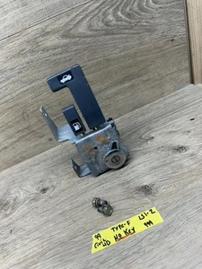 96-00 HONDA CIVIC GAS FUEL TRUNK RELEASE LEVER HANDLE SWITCH LIGHT GRAY OEM 4DR - Picture 1 of 5