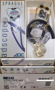 ADC Adscope 645 Sprague 18K Gold 30" Professional Special Edition Stethoscope US - Picture 1 of 2
