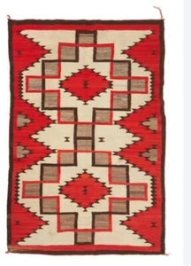 6x9 Ft. Handwoven Wool Navajo Rug Western Collection Native American Style Rug - Picture 1 of 1