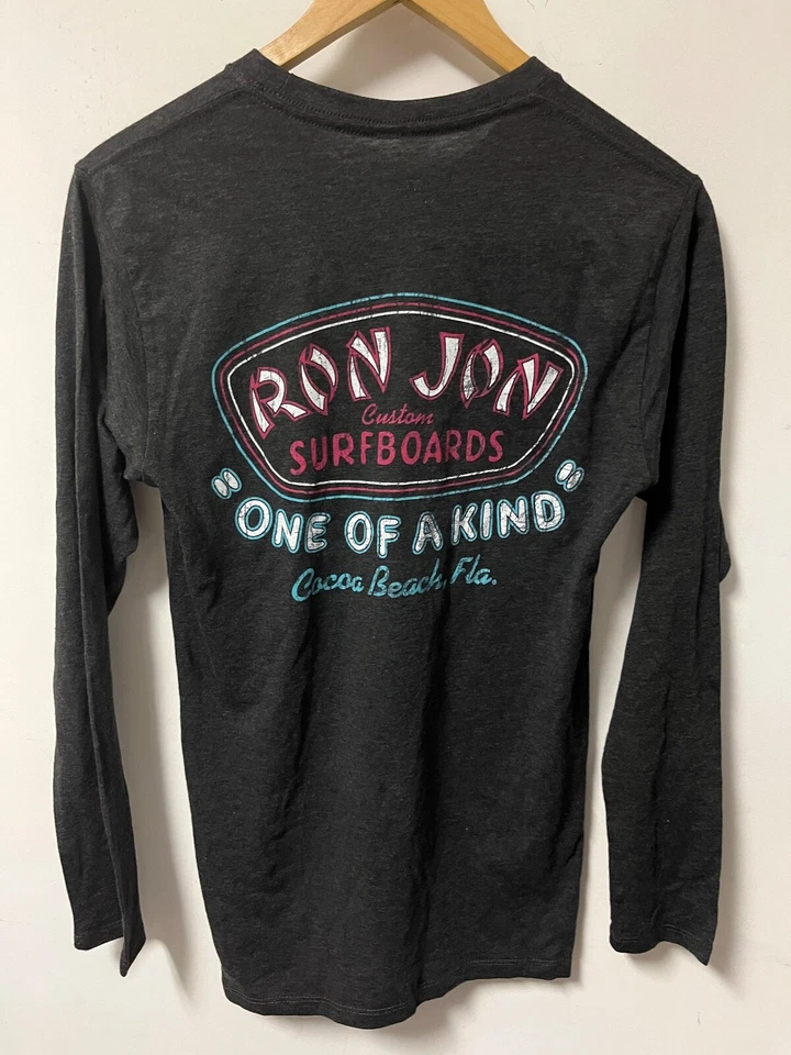 Camiseta Ron Jon Surfboards Única en su Tipo Cocoa Beach FL Envejecida Para Hombre Pequeña Foto 1 de 4