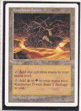 MTG: 5th Edition: Karplusan Forest