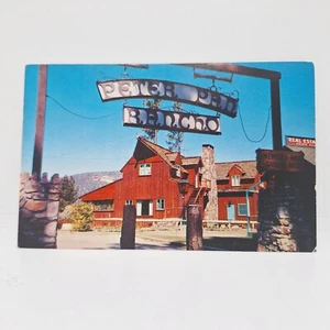 Peter Pan Rancho Club Big Bear City, CA Roadside Chrome Vintage Postcard c1950s - Picture 1 of 2