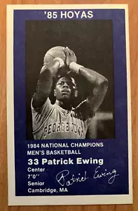 Georgetown Hoyas 1985 baloncesto policía Patrick Ewing - ¡afilado! - Imagen 1 de 1