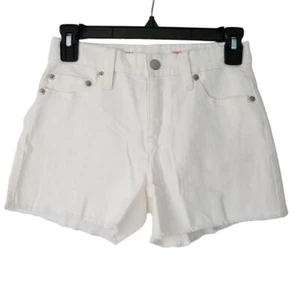 J. Crew Girls Frayed-Hem Denim Shorts Size 10 White NWT BF742 - Picture 1 of 7