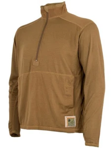 New USMC FROG THERMAL PULLOVER TOP Waffle Fleece Flame Resistant Military Coyote - Picture 1 of 12