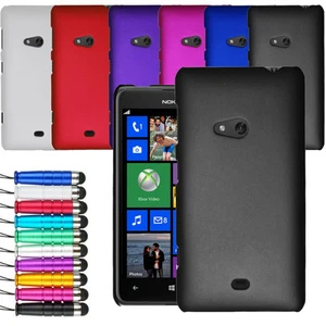 For Nokia Lumia 625 Armour Hard Shell Case Cover + Screen Protector + Stylus - Picture 1 of 7
