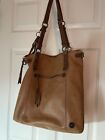 Gorgeous-THE SAK Light Brown Supple Leather Large Purse Shoulder Bag Tote Bag
