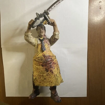 Figura McFarlane Movie Maniacs Texas Chainsaw Massacre Leatherface 1998. Foto 1 de 3