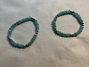 CUENTAS MODITALES BIJOUX TURQUESA CON CUENTAS DE COLOR PLATA - Imagen 1 de 5