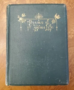 Poems Of Home Life By American Tract Society Rare Poetry Book - Imagen 1 de 3