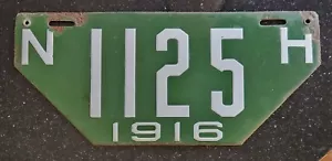 1916 New Hampshire NH Non Resident Visitor license plate Vehicle Tag - Picture 1 of 2