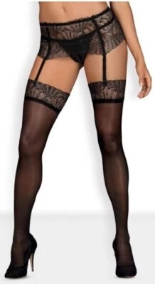 Sexy Strümpfe Schwarze Chiccanta Obsessive für Frauen Dessous Elegant Sinnlich - Bild 1 von 2