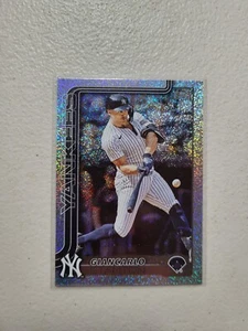 2025 Topps Series 1 Giancarlo Stanton Sand Glitter Foil #262 NY Yankees NM - Picture 1 of 2