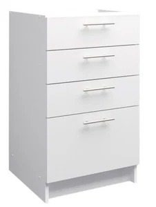 JD Greta NOT Adjustable Kitchen Drawer Unit 500mm - White Matt - Picture 1 of 8
