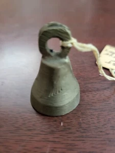 Vintage Buckeye Bell Foundry Miniature Bronze Bell ~1" + loop Vanduzen - Picture 1 of 5