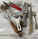 MIXED LOT OF 11 VINTAGE KITCHEN Gadgets Foley Fairgrove KN Silver-plate #393