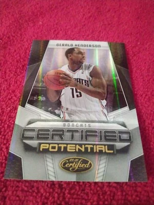 2009-10 Certified Potential Materials Prime 13/25 Gerald Henderson #24 Rookie RC - Image 1 of 2