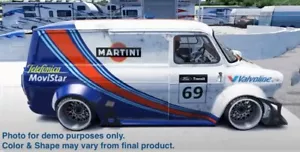 1/10 Lexan Clear RC Touring Drift Race Car Body Shell - FORD TRANSIT SUPER VAN - Picture 1 of 7