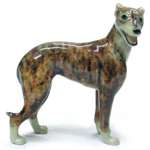 Figura de animal de porcelana en miniatura Northern Rose Greyhound Brindle R303A - Imagen 1 de 2