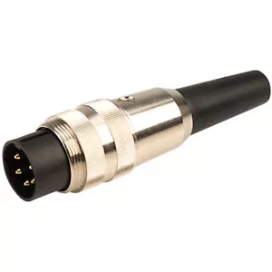 Lumberg Sv50/6 5 Pin Stecker din Stecker IEC 60130-9 Gerade Kabel Halterung - Bild 1 von 1