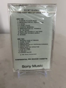 Kurt Kaiser - The Lost Art Of Listening /Cassette/ Sealed/ Pre-Release Promo - Picture 1 of 3
