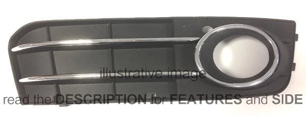 Cubierta rejilla luz antiniebla audi a4 2007-2011 lado izquierdo cuadro cromado Foto 1 de 1