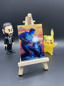 2024 Topps Chrome Star Wars Galaxy #50 Luke Skywalker e rifrattore R2-D2 - Foto 1 di 2