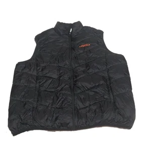 NWT Official NFL vest Mens 6X Cincinnati Bengals black puffer zip front Football - Picture 1 of 6